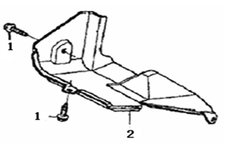 ЗАПЧАСТИ ДЛЯ ДВИГАТЕЛЯ LC170FDS (КРЫШКА ЗАЩИТНАЯ)
